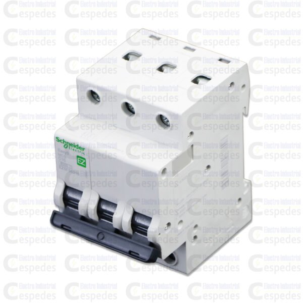 INTERRUPTOR TERMOMAGNÉTICO 3X10A RIEL EASY9-SCHNEIDER