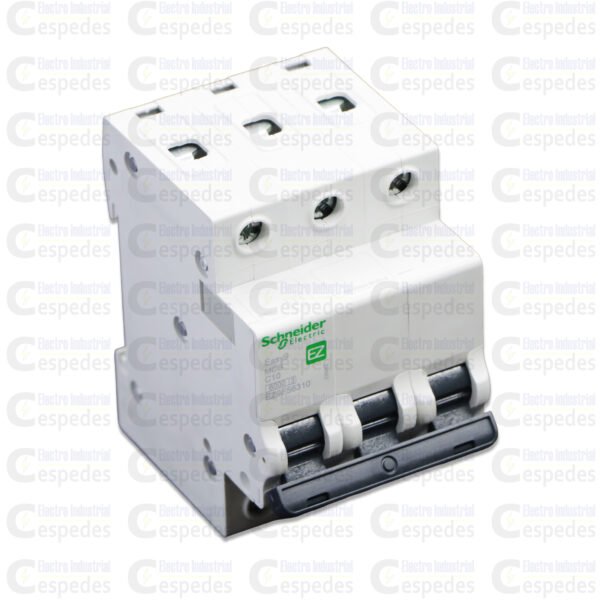 INTERRUPTOR TERMOMAGNÉTICO 3X10A RIEL EASY9-SCHNEIDER