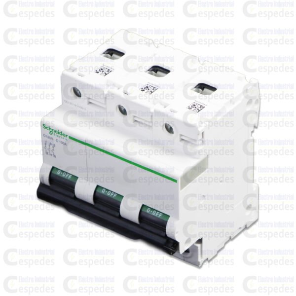 INTERRUPTOR TERMOMAGNÉTICO 3X100A RIEL IK60N-SCHNEIDER