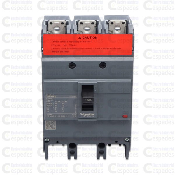 ITM SCHNEIDER 3X150 MOLDEADA-IV INTERRUPTOR TERMOMAGNÉTICO 3X150A MOLDEADA-SCHNEIDER