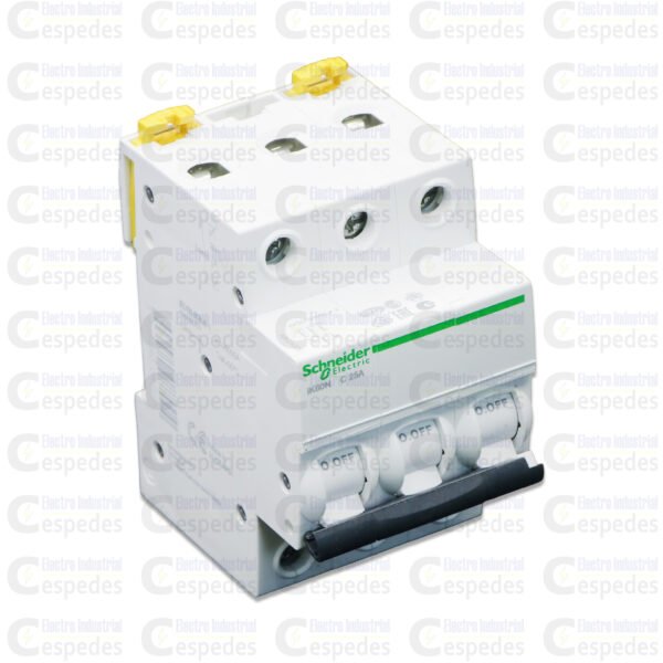 INTERRUPTOR TERMOMAGNÉTICO 3X25A RIEL IK60N-SCHNEIDER