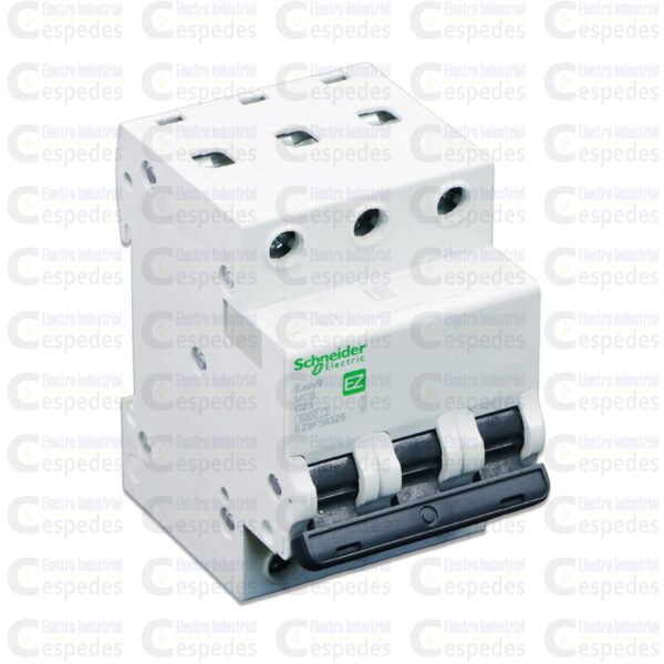 ITM SCHNEIDER 3X25 EA-V INTERRUPTOR TERMOMAGNÉTICO 3X25A RIEL EASY9-SCHNEIDER