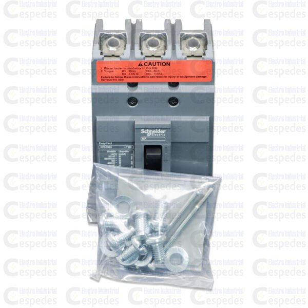 INTERRUPTOR TERMOMAGNÉTICO 3X40A MOLDEADA-SCHNEIDER