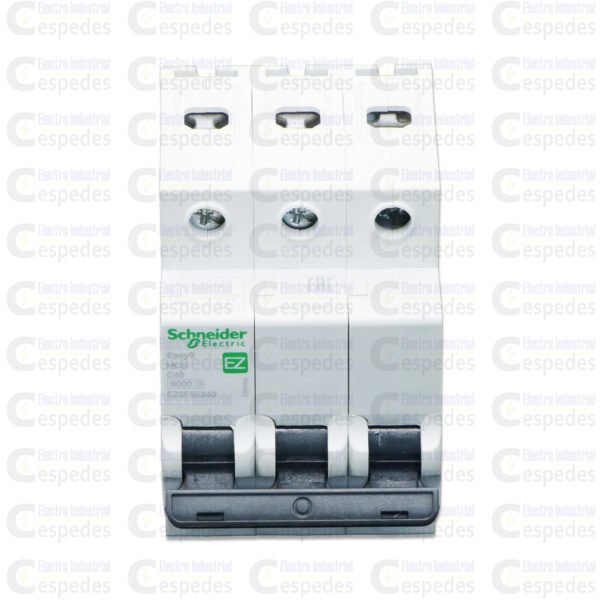 INTERRUPTOR TERMOMAGNÉTICO 3X40A RIEL EASY9-SCHNEIDER