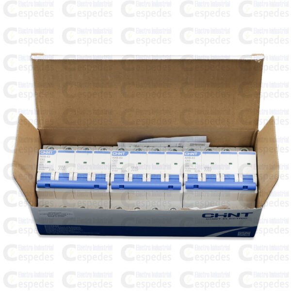 INTERRUPTOR TERMOMAGNÉTICO 4X63A RIEL-CHINT