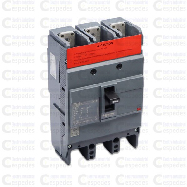 INTERRUPTOR TERMOMAGNÉTICO 3X200A MOLDEADA-SCHNEIDER