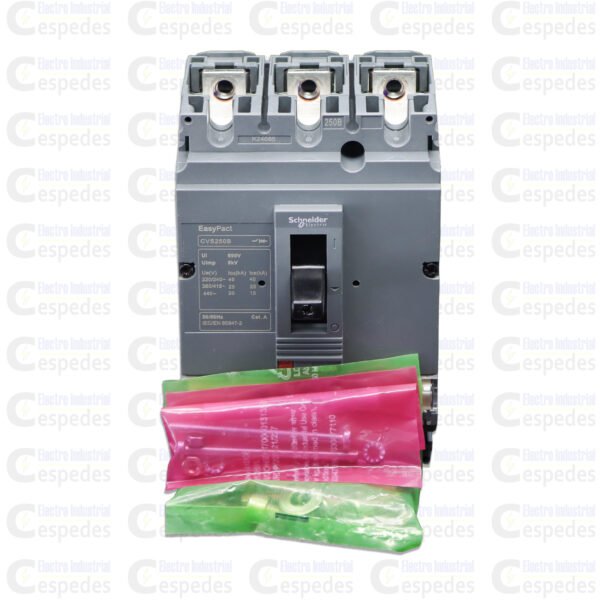 INTERRUPTOR TERMOMAGNÉTICO 175-250A REGULABLE EASYPACT-SCHNEIDER