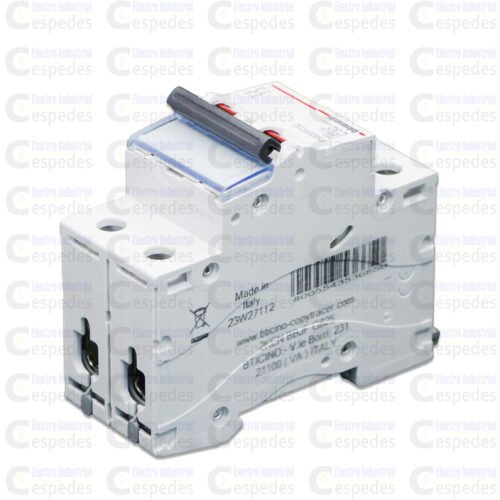 INTERRUPTOR TERMOMAGNETICO 2X32A RIEL-BTICINO