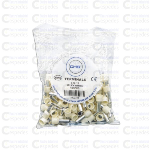 TERMINAL TUBULAR SOOOOBREMOLDEADO BLANCO-I TERMINAL PVC TUBULAR