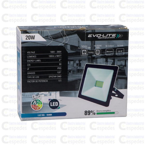 REFLECTOR LED 20W-LUZ DÍA