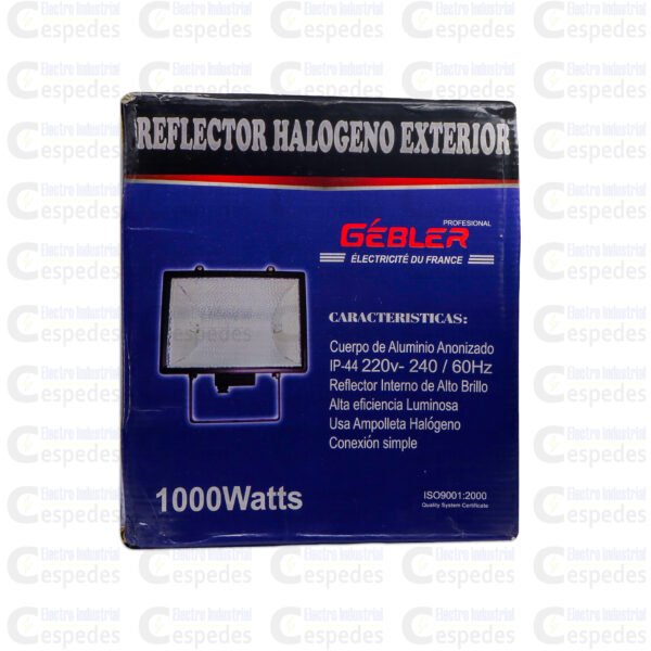 REFLECTOR HALÓGENO 100W-GELBERT-I REFLECTOR HALOGENO EXTERIOR 1000W