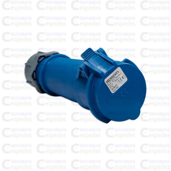 TOMA INDUSTRIAL 2X32 AZUL-III TOMA INDUSTRIAL 2X32 AEREO AZUL