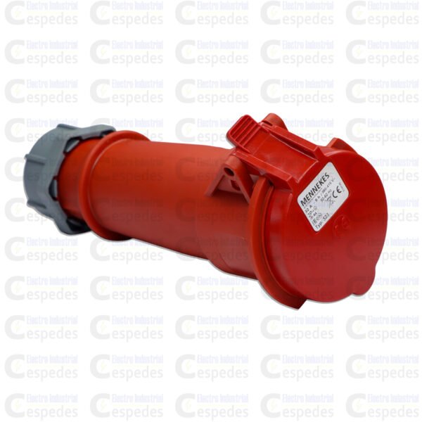 TOMA INDUSTRIAL 2X32 AEREO 2P+T-ROJO